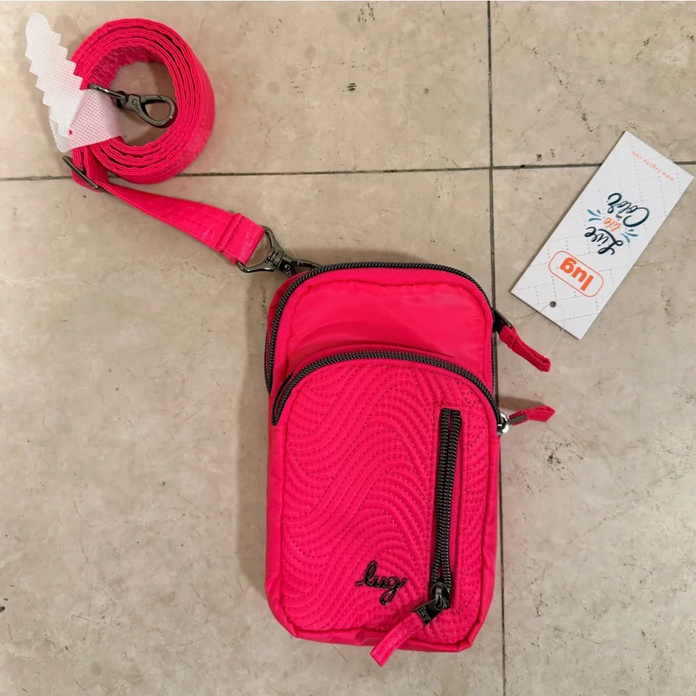 Lug  RDIF Vibrant Pink Quilted Bag - Picture 4 of 6